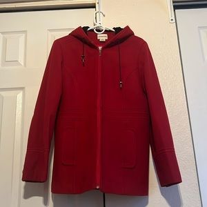 St Johns Bay Red Coat with zipper